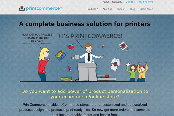 print-commerce.com site used Printcommerce
