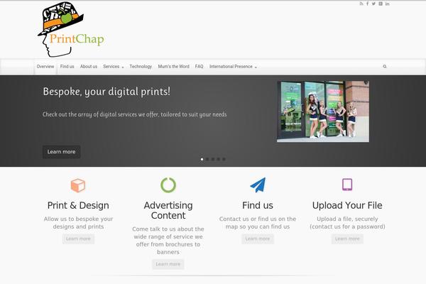 WordPress website example screenshot