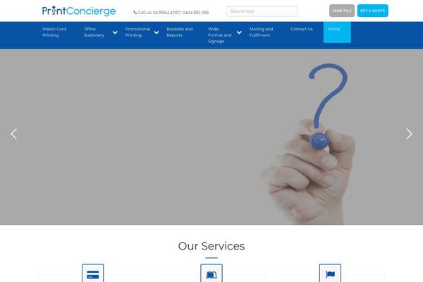 WordPress website example screenshot