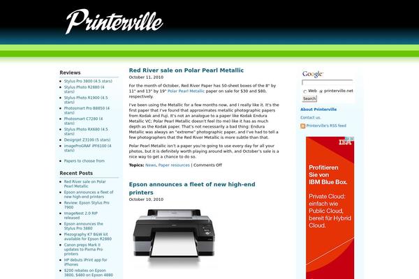 WordPress website example screenshot