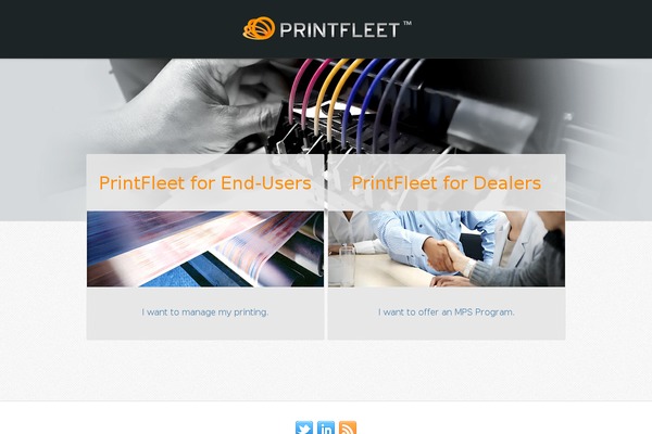 printfleet.com site used Printfleet-user