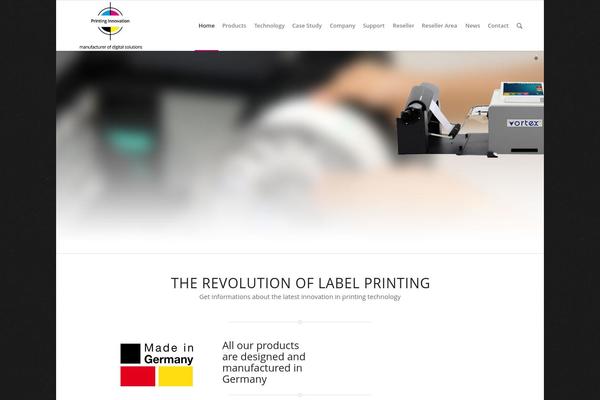 Enfold theme site design template sample
