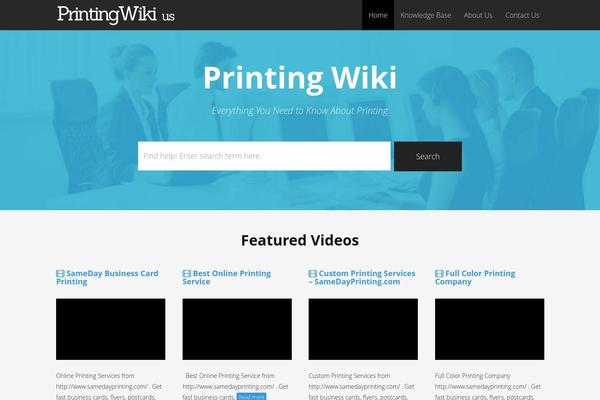 printingwiki.us site used KnowledgePress