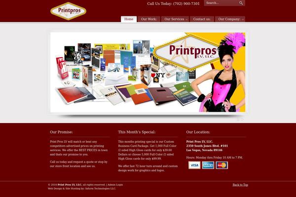 PureVISION theme site design template sample