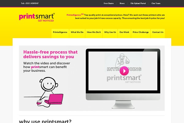 printsmart.ie site used Printsmart