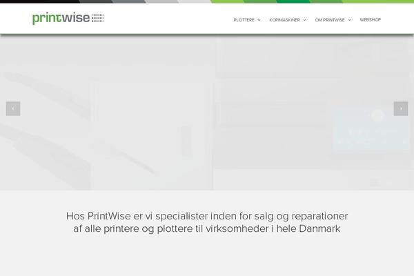 printwise.dk site used Printwise