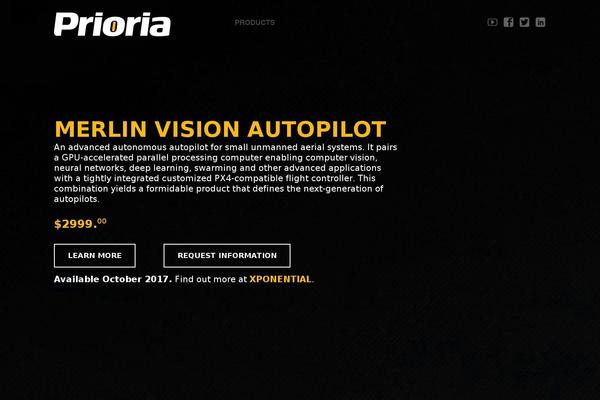prioria.com site used Frankelmedia-theme