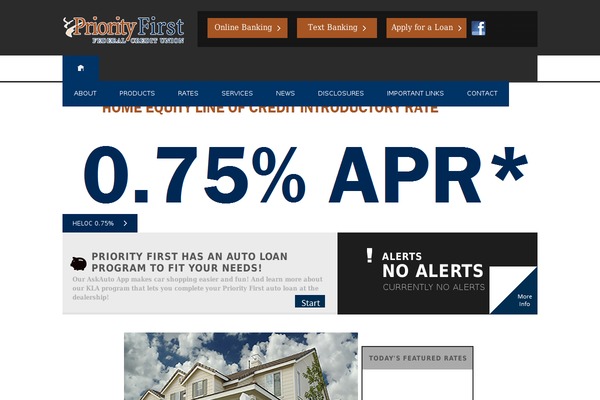 priorityfirstfcu.org site used Theme1924