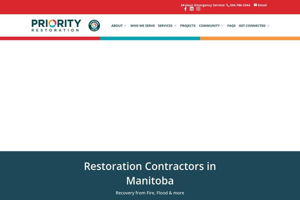 priorityrestoration.com site used Divi-child-theme