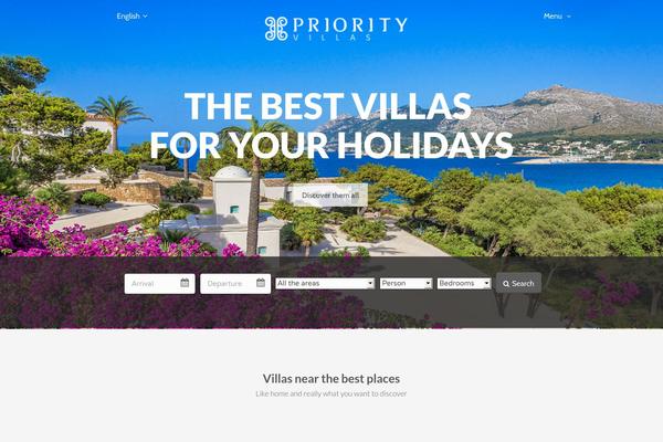 Priority theme site design template sample