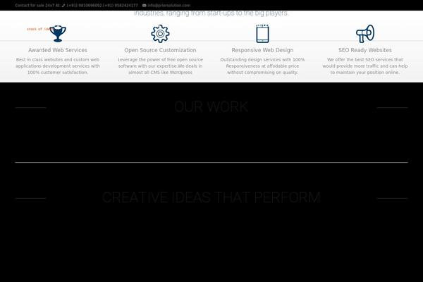 Grecko theme site design template sample