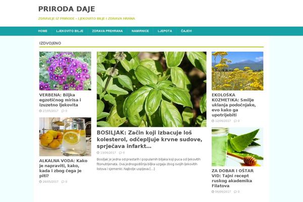 prirodadaje.com site used MH FoodMagazine