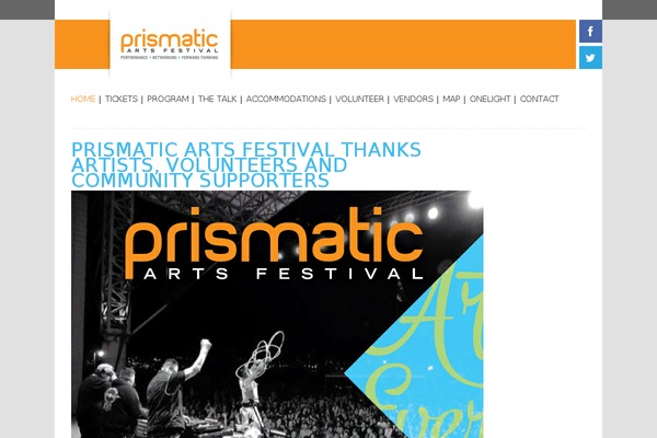 prismaticfestival.com site used Prismatic
