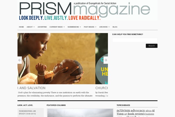 prismmagazine.org site used Structure Theme