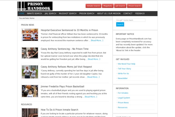 prisonhandbook.com site used News-prisonhandbook.com