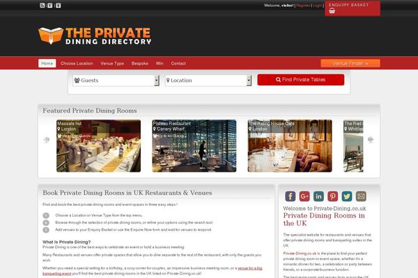 private-dining.co.uk site used Listeo-child