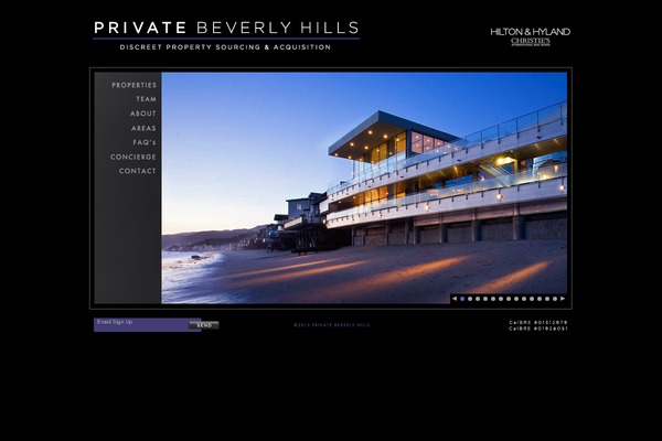 privatebeverlyhills.com site used Private-beverly-hills