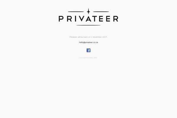 privateer.co.za site used Layers