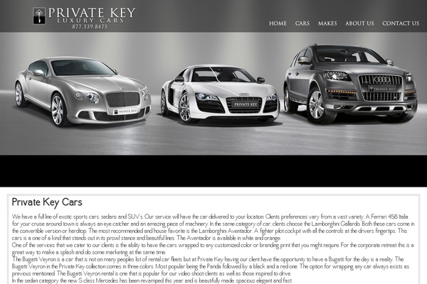 privatekeycars.com site used Blackbird_version2