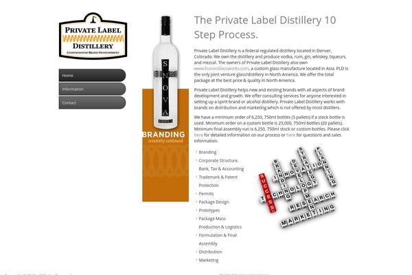 privatelabeldistillery.com site used Privatelabeldistillery