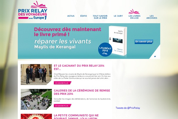 prixrelay.com site used Relay