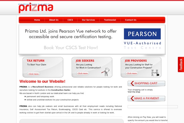 prizma.co.uk site used Prizma