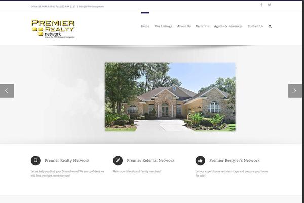 Avada theme site design template sample
