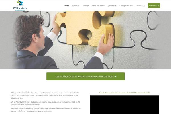 WordPress website example screenshot