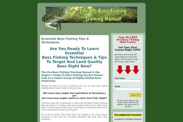pro-bassfishing.com site used Probass