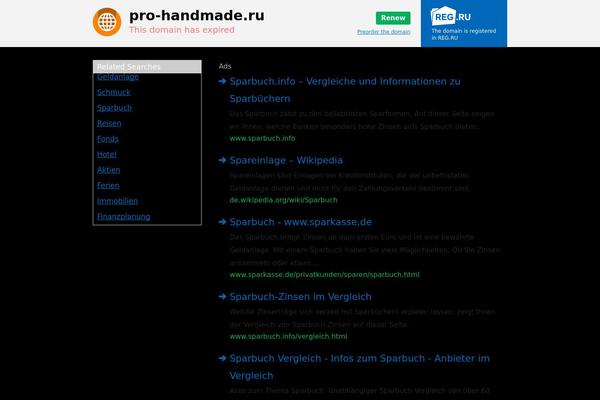 pro-handmade.ru site used Greendelight