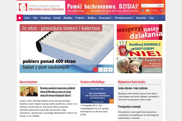 pro-life.pl site used Prolife
