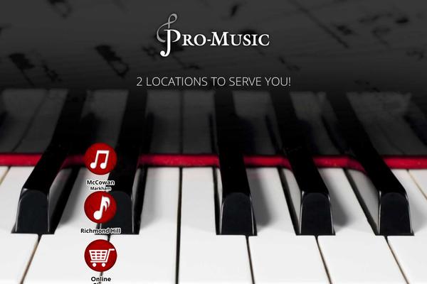 pro-music.ca site used Promusic2