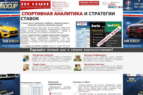 pro-prognoz.ru site used Proprognoz