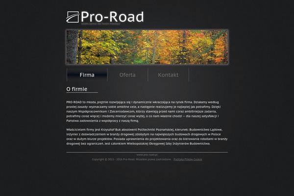 pro-road.pl site used Architect2