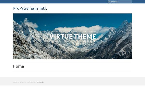 WordPress website example screenshot