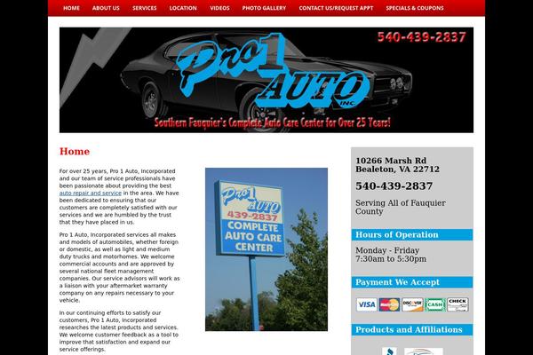 WordPress website example screenshot