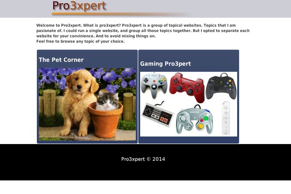 pro3xpert.com site used Pets