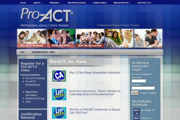 proacttraining.com site used Proact_dcpv1