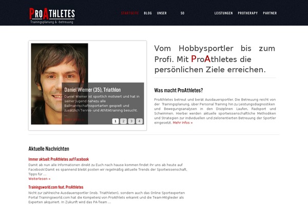 proathletes.de site used Uniquate