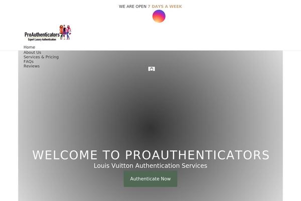 WordPress website example screenshot