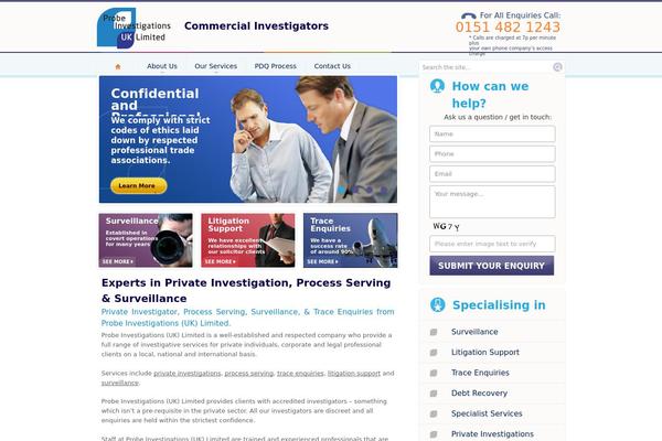 probeuk.com site used Probe