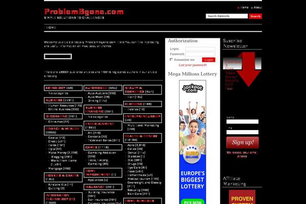problembgone.com site used Cheating-spouses