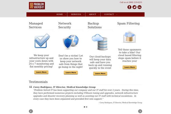 WordPress website example screenshot