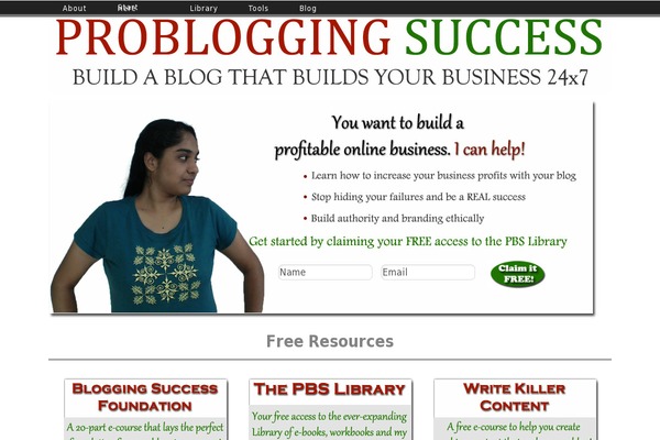 probloggingsuccess.com site used Mts_agency
