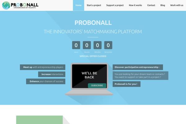 probonall.com site used Landlr