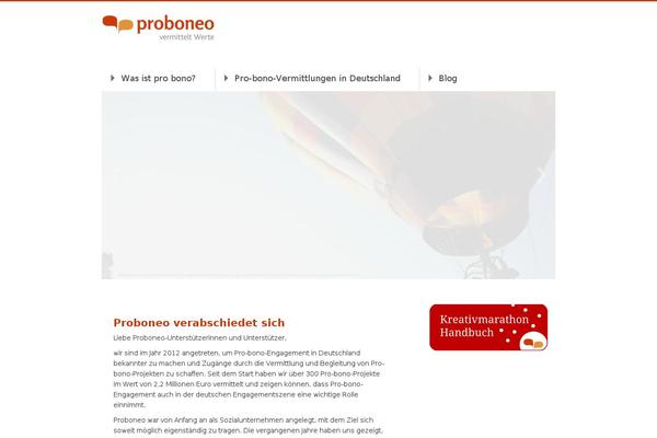 proboneo.de site used Proboneo