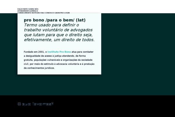 probono.org.br site used Probono