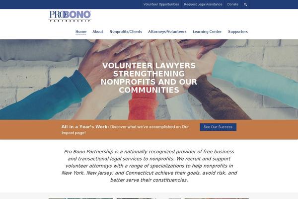 probonopartner.org site used Pro-bono-partnership