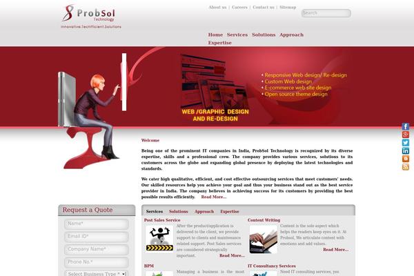 probsoltechnology.com site used It-company