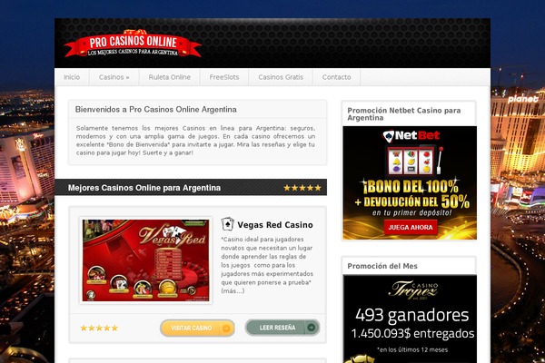 procasinosonline.com.ar site used Procas